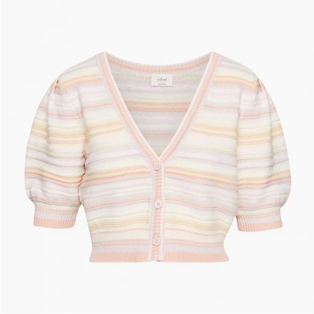Wilfred Pastel Striped Cardigan